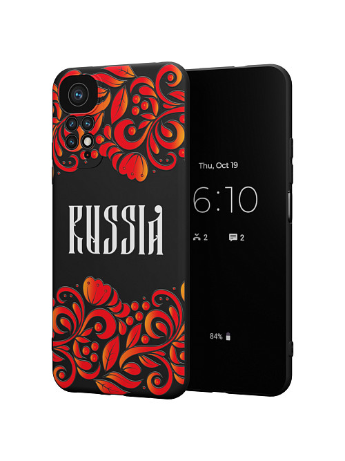 Силиконовый чехол для Xiaomi Redmi Note 11S (4G) "Русский стиль"