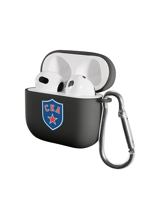 Силиконовый чехол для наушников матовый на AirPods 3 "СКА: Логотип клуба"