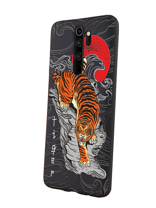 Силиконовый чехол для Xiaomi Redmi Note 8 Pro "Китайский тигр"