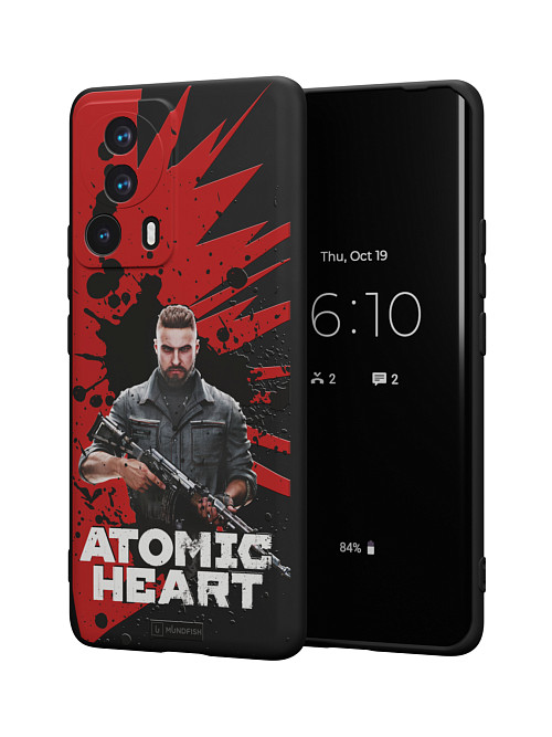 Силиконовый чехол для Xiaomi 13 Lite "Atomic Heart: Майор Нечаев"