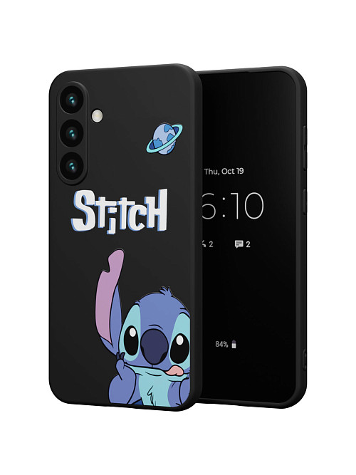 Силиконовый чехол для Samsung Galaxy S23 FE "NOVEL: Stitch planet"