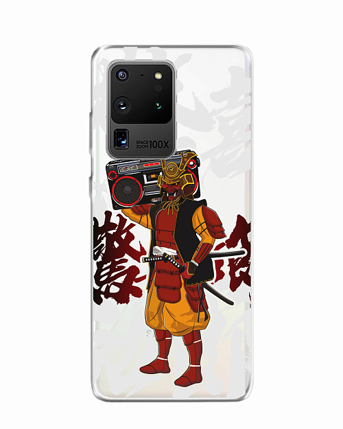 Силиконовый чехол для Samsung Galaxy S20 Ultra Hip-hop Samurai