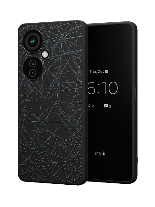 Силиконовый чехол для OnePlus Nord CE 3 Lite (5G) "Паутина абстракция"