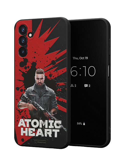 Силиконовый чехол для Samsung Galaxy A14 (5G) "Atomic Heart: Майор Нечаев"