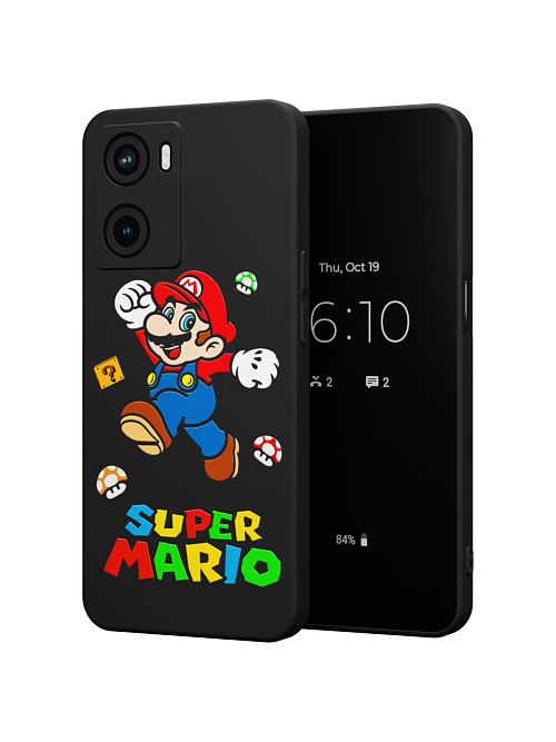 Силиконовый чехол для OPPO A57 (4G "NOVEL: Супер Марио"
