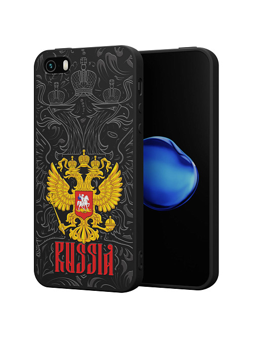 Силиконовый чехол для Apple iPhone 5S "Россия"