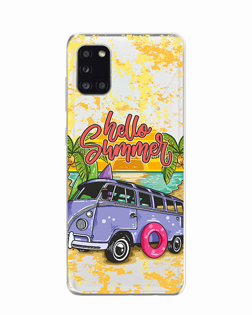 Силиконовый чехол для Samsung Galaxy A31 "Volkswagen Transporter"