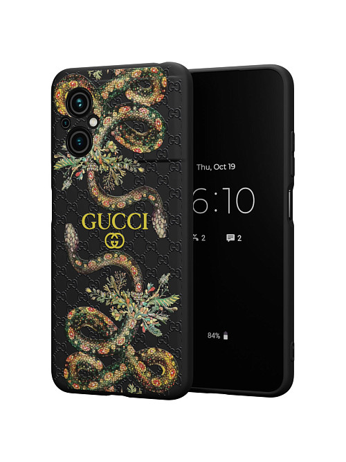 Силиконовый чехол для Poco M5 "NOVEL: Gucci"