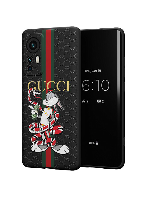 Силиконовый чехол для Xiaomi 12X "NOVEL: Багз Банни Gucci"