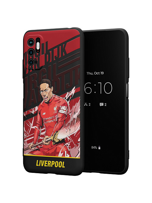 Силиконовый чехол для Xiaomi Redmi Note 10T "NOVEL: Liverpool"