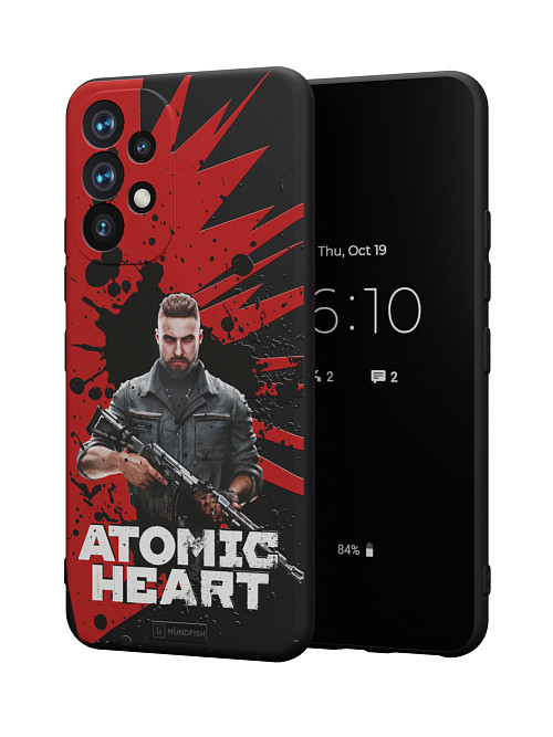 Силиконовый чехол для Samsung Galaxy A53 (5G) "Atomic Heart: Майор Нечаев"