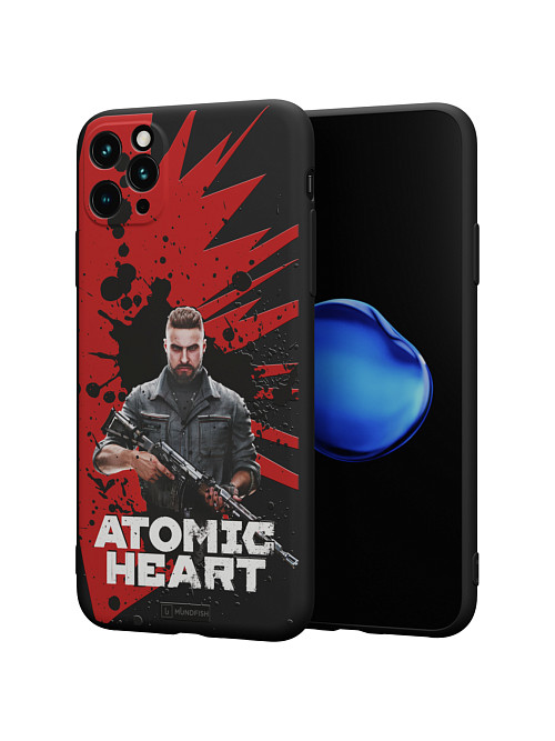 Силиконовый чехол для Apple iPhone 11 Pro Max "Atomic Heart: Майор Нечаев"