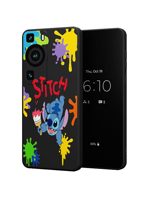 Силиконовый чехол для Huawei P60 Pro "NOVEL: Stitch paints"