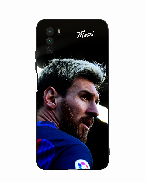 Силиконовый чехол для Poco M3 Lionel Messi