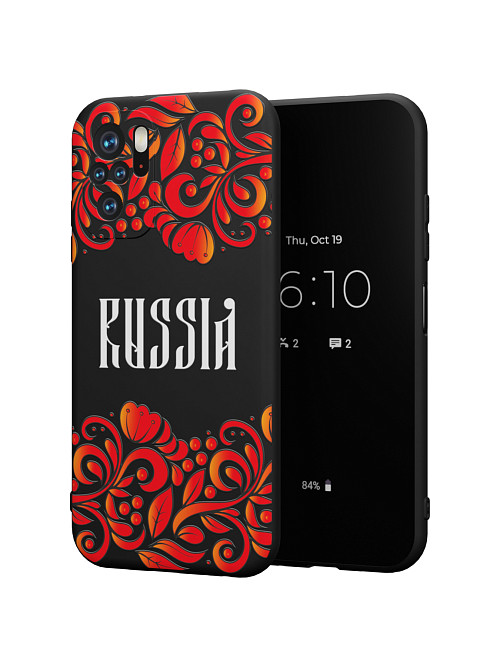 Силиконовый чехол для Xiaomi Redmi Note 10S "Русский стиль"