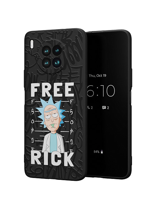 Силиконовый чехол для Huawei Nova 8i "NOVEL: Free Rick"