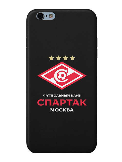 Силиконовый чехол для Apple iPhone 6 "ФК Спартак Москва"