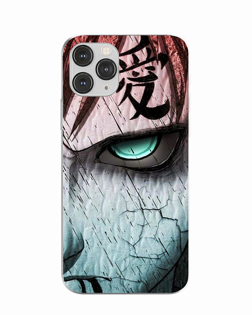 Силиконовый чехол для Apple iPhone 11 Pro "Naruto Shippuden - Gaara grimm face"