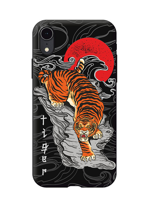 Силиконовый чехол для Apple iPhone Xr "Китайский тигр"