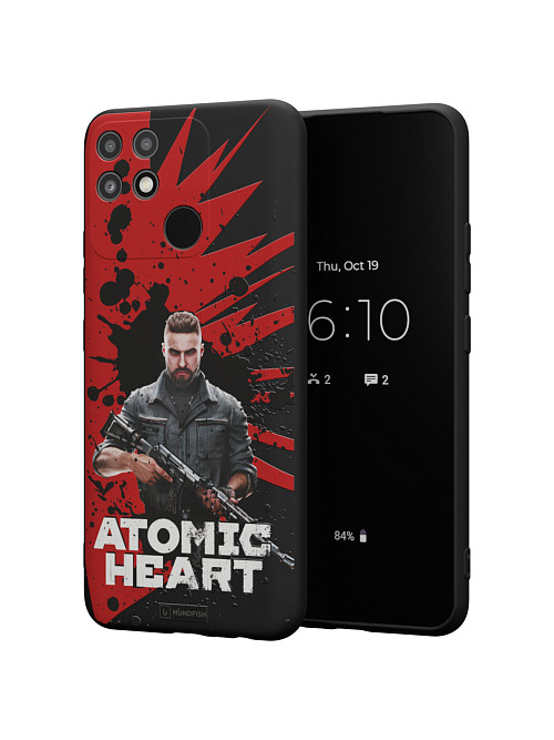 Силиконовый чехол для Realme Narzo 50A "Atomic Heart: Майор Нечаев"