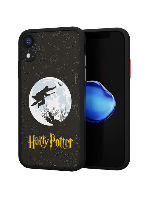 Противоударный чехол для Apple iPhone Xr "NOVEL: Гарри Поттер. На фоне Луны"