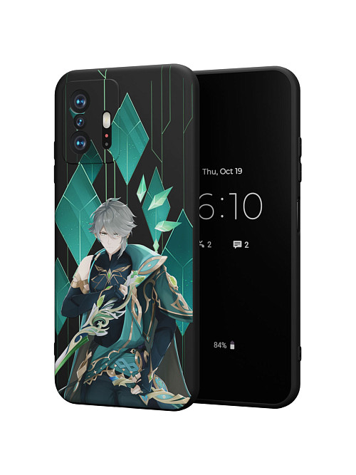 Силиконовый чехол для Xiaomi 11T "Genshin Impact: Аль-Хайтам"