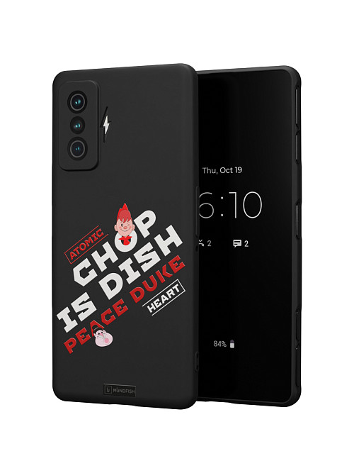 Силиконовый чехол для Xiaomi Redmi K50 Gaming Edition "Atomic Heart: Peace Duke"