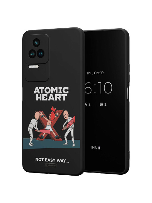 Силиконовый чехол для Poco F4 (5G) "Atomic Heart: Not Easy Way"