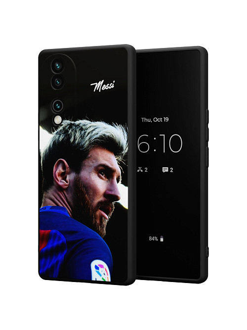 Силиконовый чехол для Honor 70 "Lionel Messi"