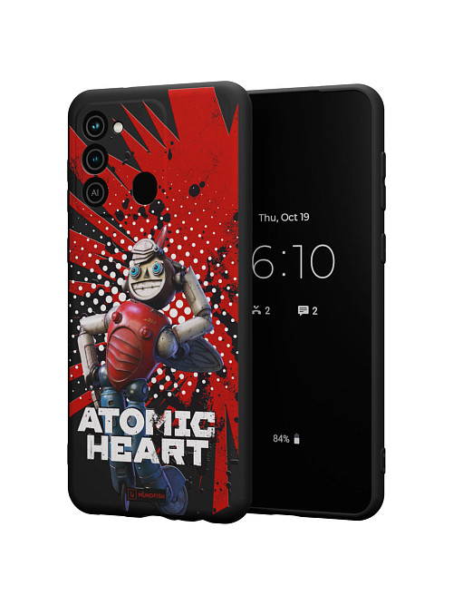 Силиконовый чехол для Tecno Spark 8C "Atomic Heart: Дикси"