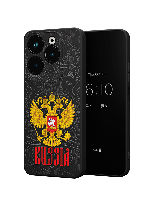 Силиконовый чехол для Infinix HOT 40/HOT 40 Pro "Россия"