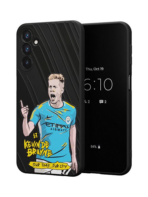 Силиконовый чехол для Samsung Galaxy A24 (4G) "NOVEL: Kevin de Bruyne"