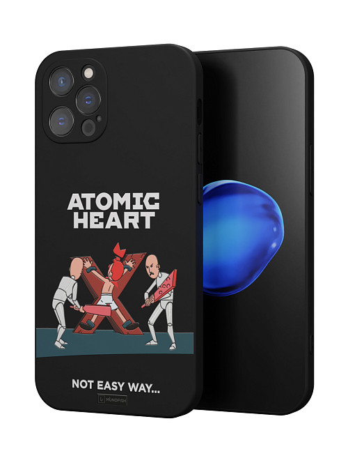 Силиконовый чехол для Apple iPhone 12 Pro "Atomic Heart: Not Easy Way"