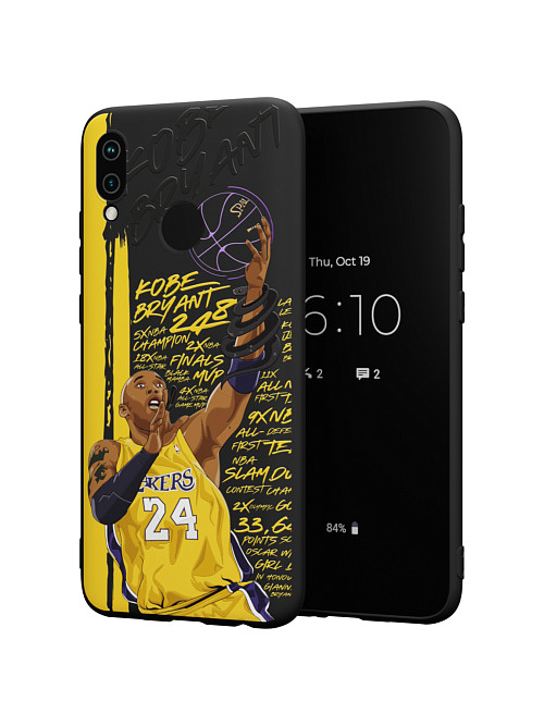 Силиконовый чехол для Honor 10 Lite (2019) "NOVEL: Kobe Bryant"