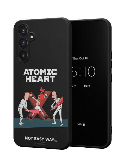 Силиконовый чехол для Samsung Galaxy A54 (5G) "Atomic Heart: Not Easy Way"