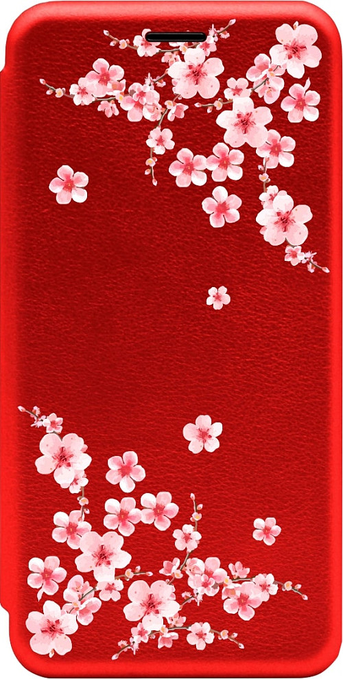 Чехол книжка для Xiaomi 11T "Цветы Сакура"