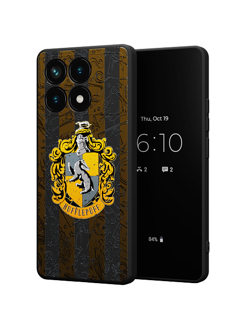 Силиконовый чехол для Poco X6 Pro (5G) "NOVEL: Пуффендуй"