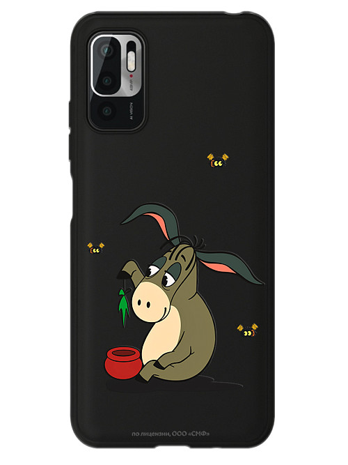 Силиконовый чехол для Xiaomi Redmi Note 10T "Винни-пух: В гостях у Кролика"