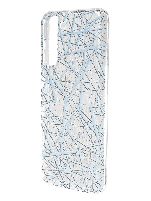 Силиконовый чехол для Samsung Galaxy S21 (5G) "Белая паутина"