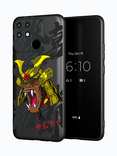 Силиконовый чехол для Realme Narzo 50A Samurai Kong