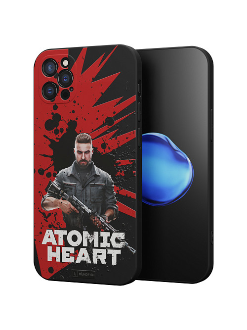 Силиконовый чехол для Apple iPhone 12 Pro Max "Atomic Heart: Майор Нечаев"