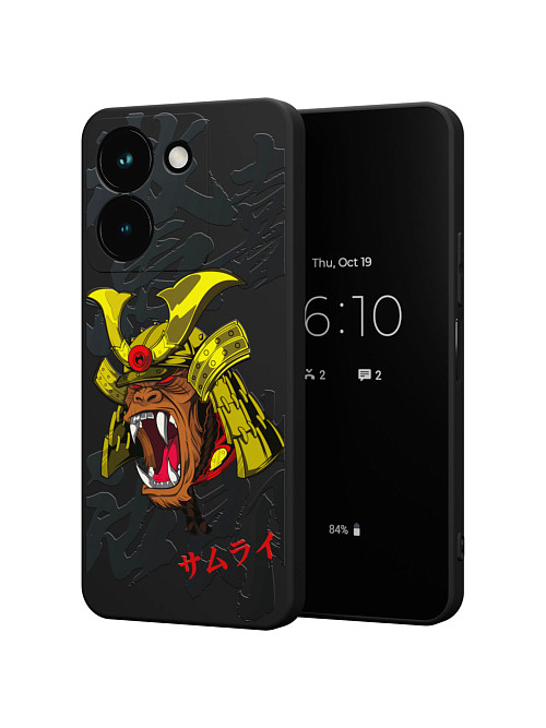 Силиконовый чехол для Vivo Y36 (4G) "Samurai Kong"