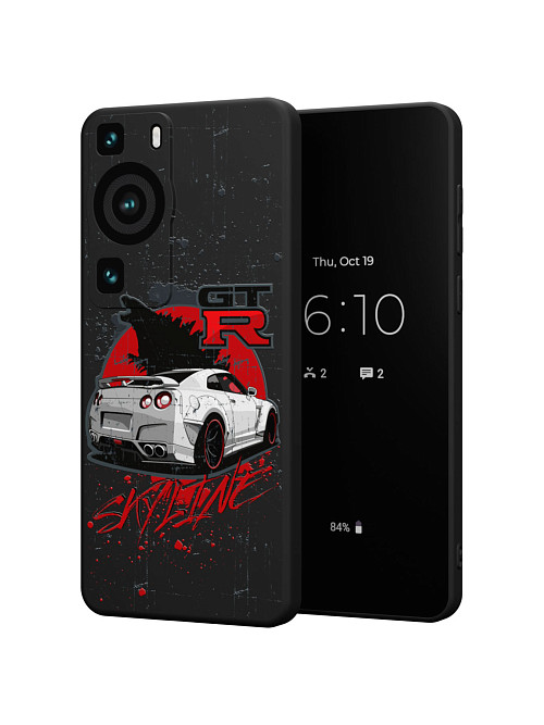 Силиконовый чехол для Huawei P60 Pro "Nissan SKYLINE GTR"