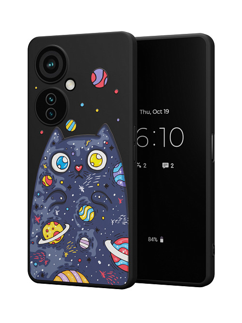 Силиконовый чехол для OnePlus Nord CE 3 Lite (5G) "NOVEL: Кот Вселенная"
