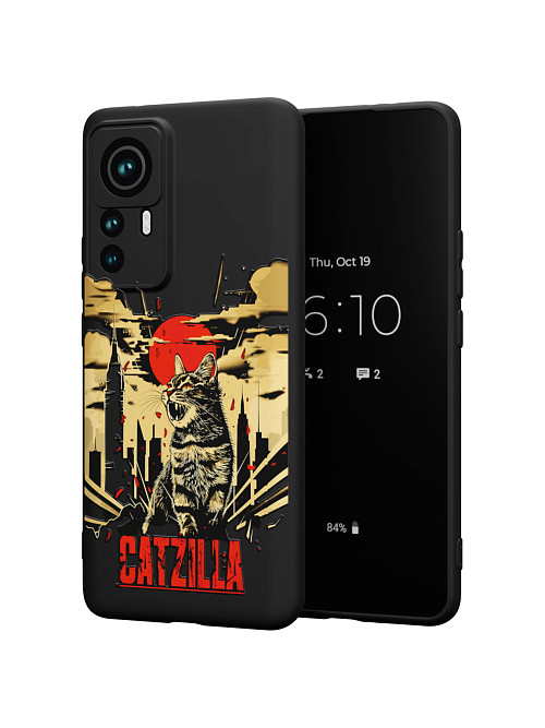 Силиконовый чехол для Xiaomi 12T Pro "Catzilla"