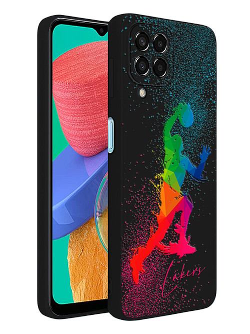 Силиконовый чехол для Samsung Galaxy M33 (5G) Lakers акварель