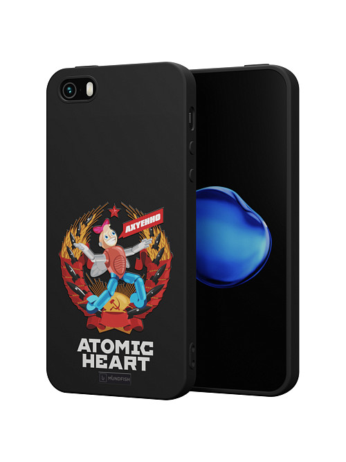 Силиконовый чехол для Apple iPhone 5 "Atomic Heart: Dixie"