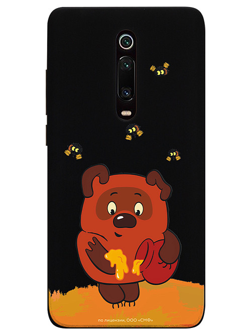Силиконовый чехол для Xiaomi Redmi K20 "Винни-Пух: Медвежонок и мед"