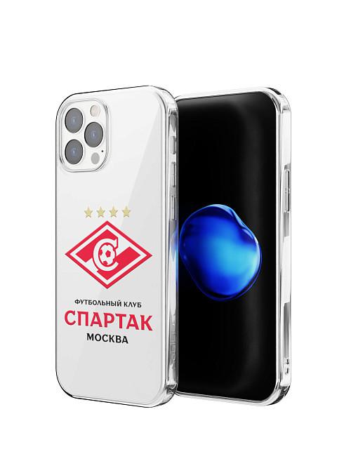 Противоударный чехол для Apple iPhone 12 Pro Max "Российский футбольный клуб Спартак"