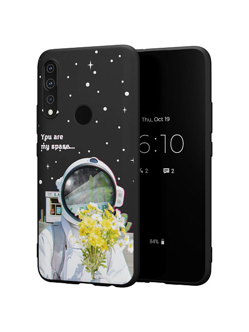 Силиконовый чехол для Huawei Y9 Prime (2019) "NOVEL: You are my space"